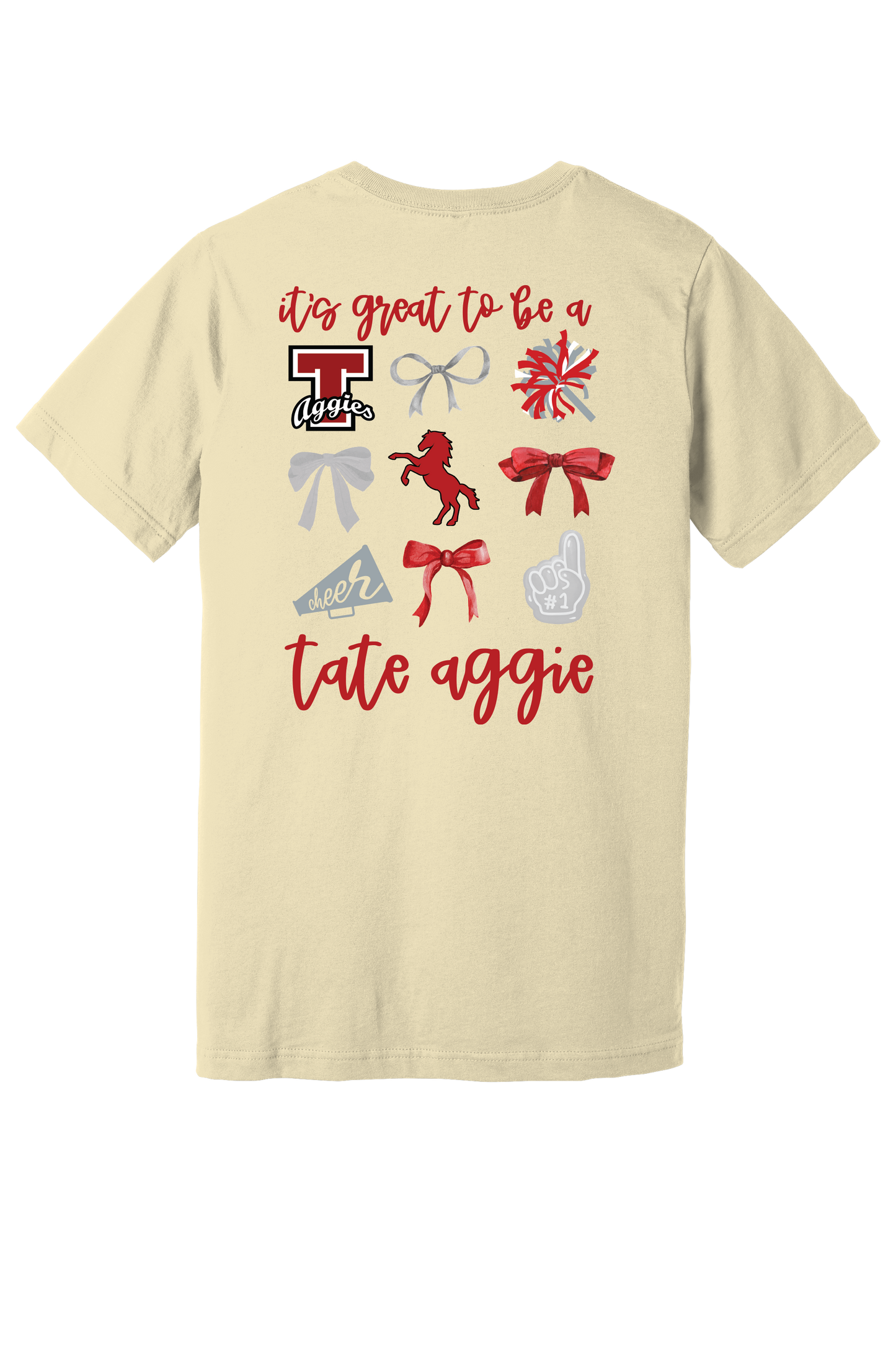 Great to Be an Aggie Comfort Color T-Shirt (Football