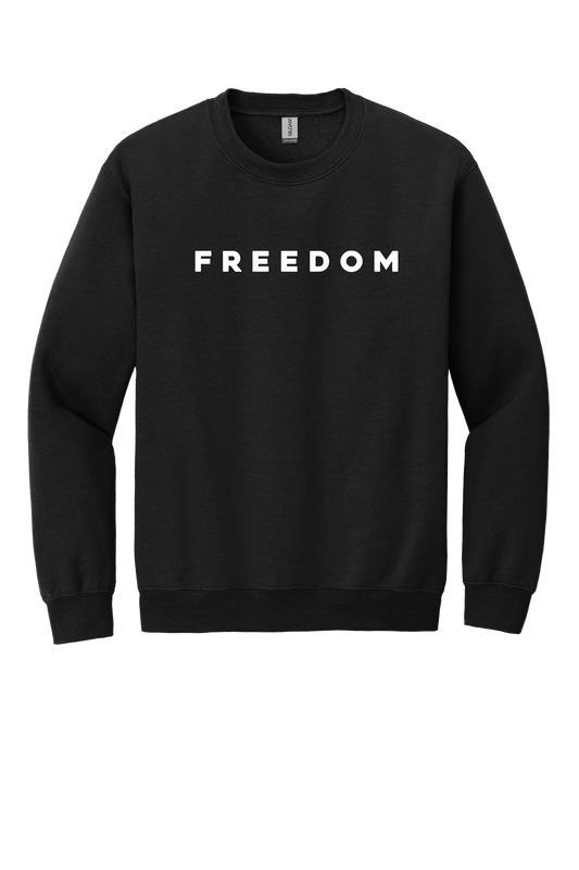 Freedom Long Sleeve Sweatshirt-Black