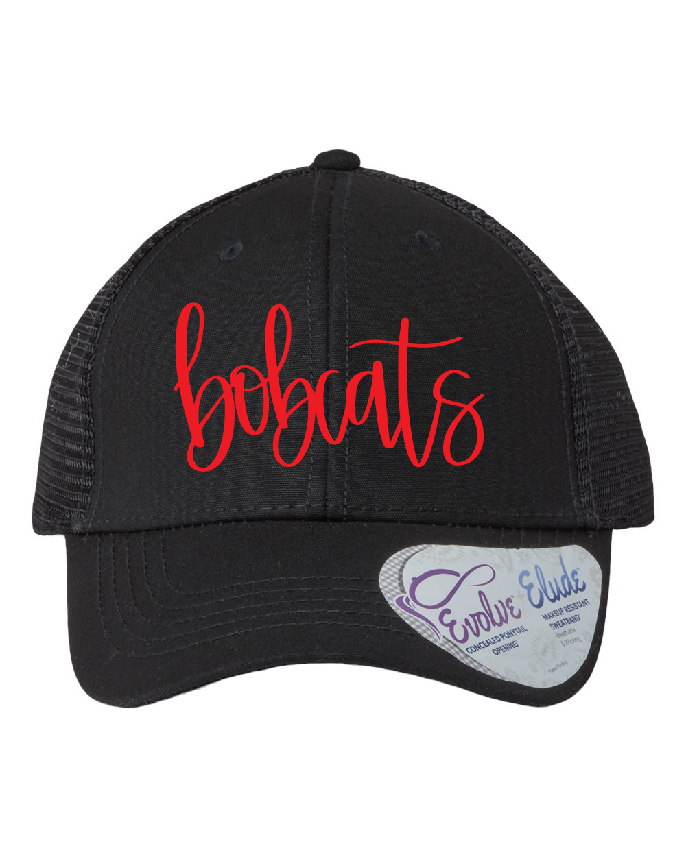 Bobcats Embroidered Concealed Pony Hat