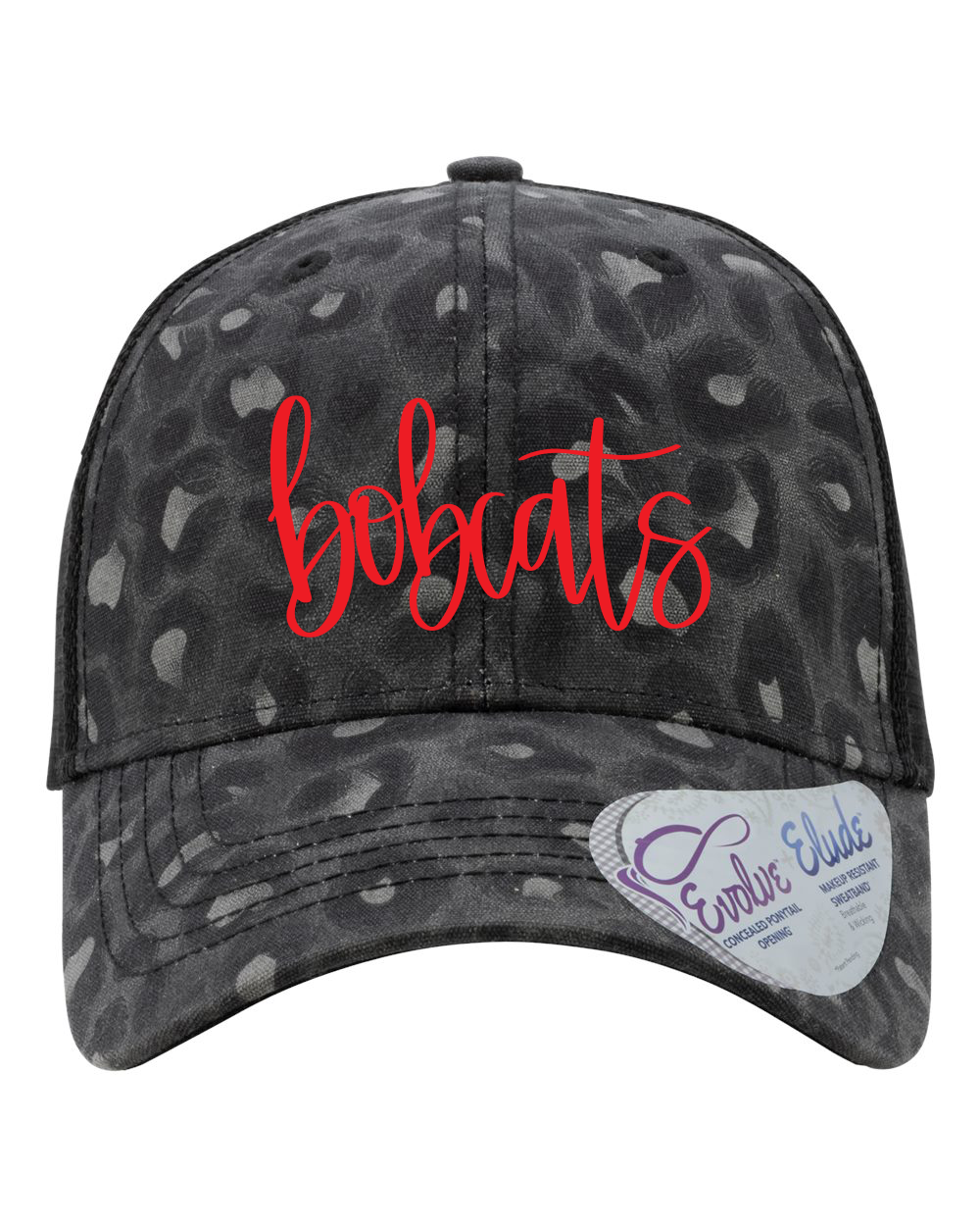 Bobcats Embroidered Concealed Pony Hat