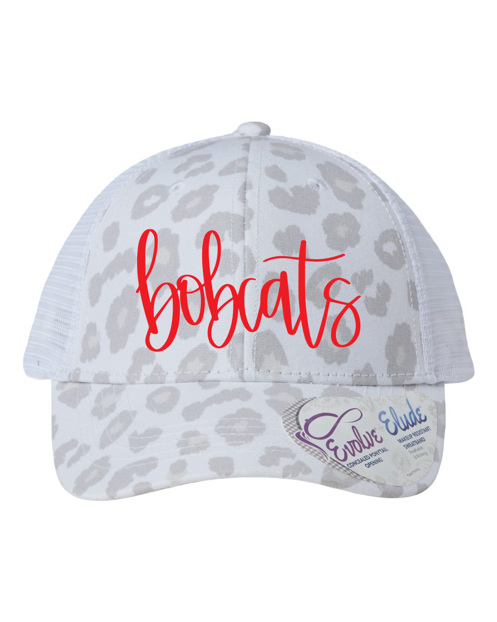 Bobcats Embroidered Concealed Pony Hat