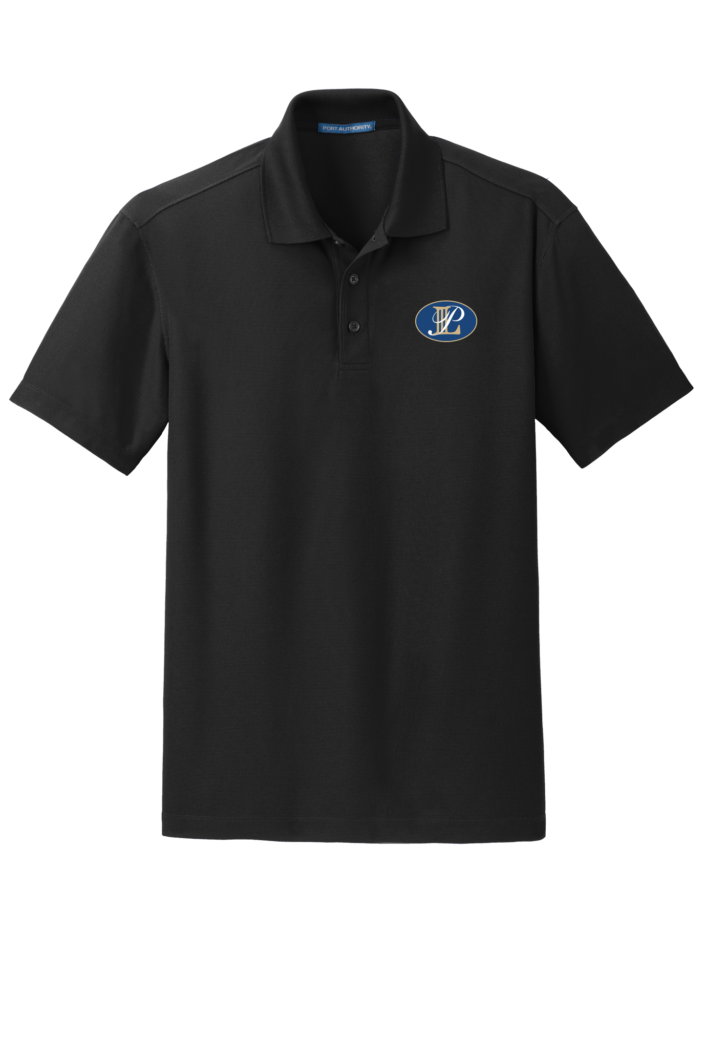 Levin Papantonio Port Authority Dry Zone Grid Polo-Oval Logo