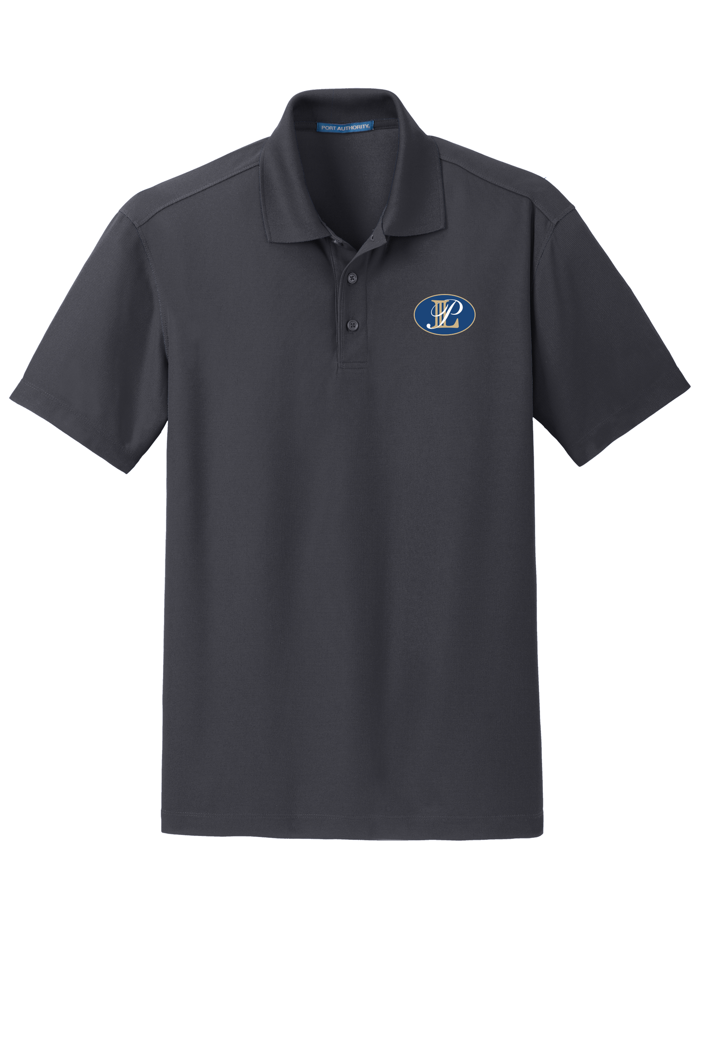 Levin Papantonio Port Authority Dry Zone Grid Polo-Oval Logo