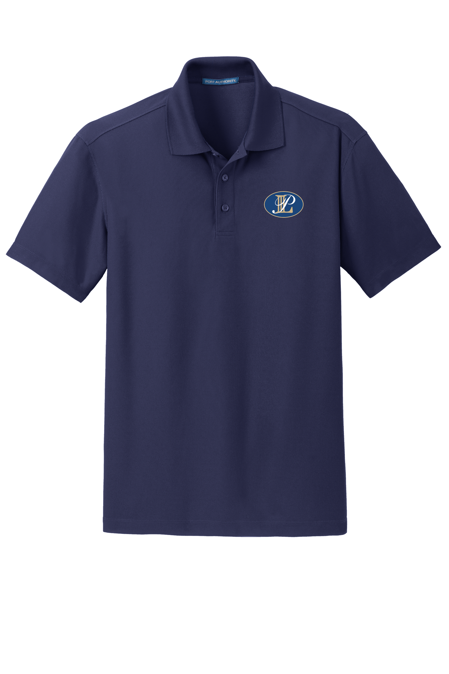 Levin Papantonio Port Authority Dry Zone Grid Polo-Oval Logo