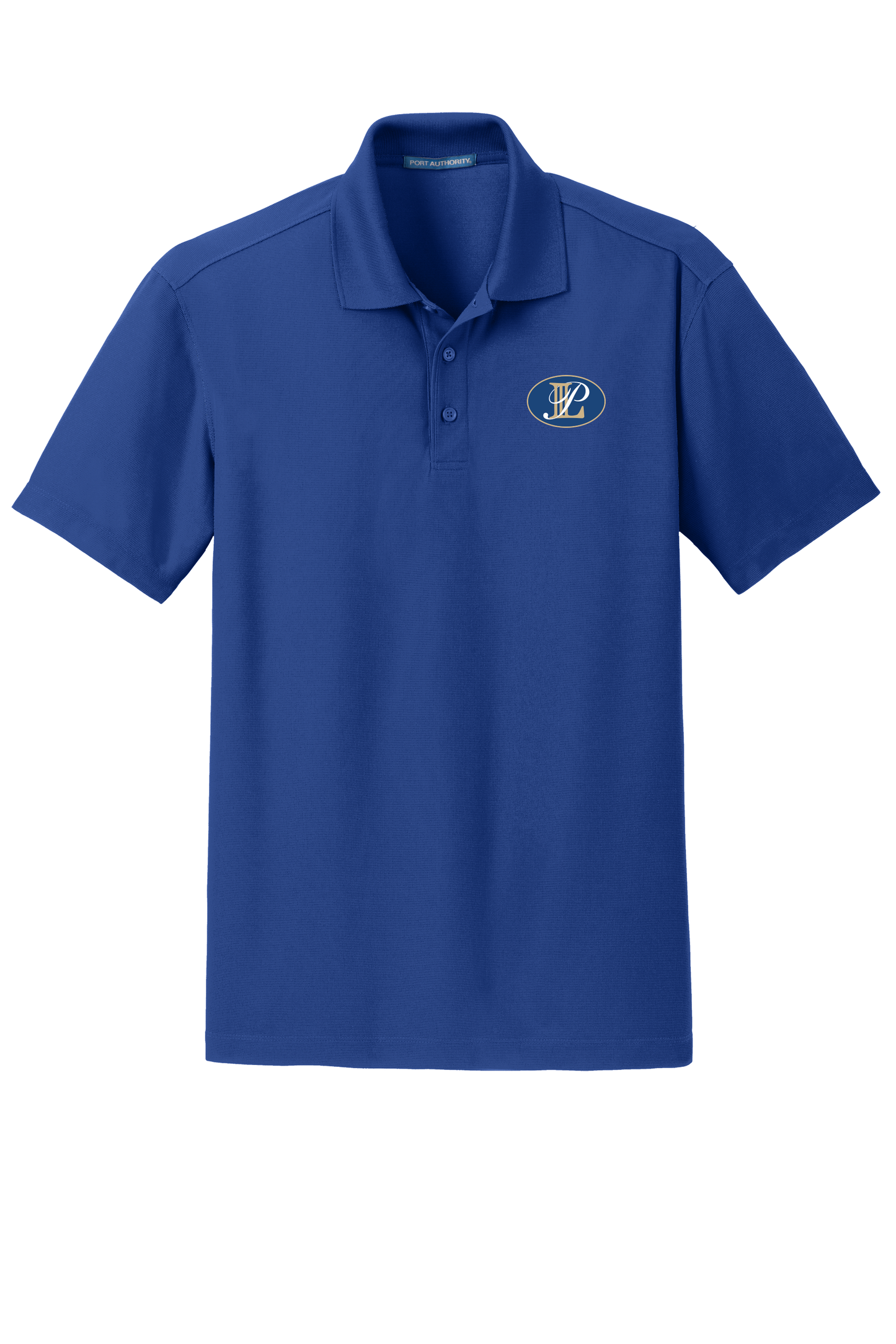 Levin Papantonio Port Authority Dry Zone Grid Polo-Oval Logo