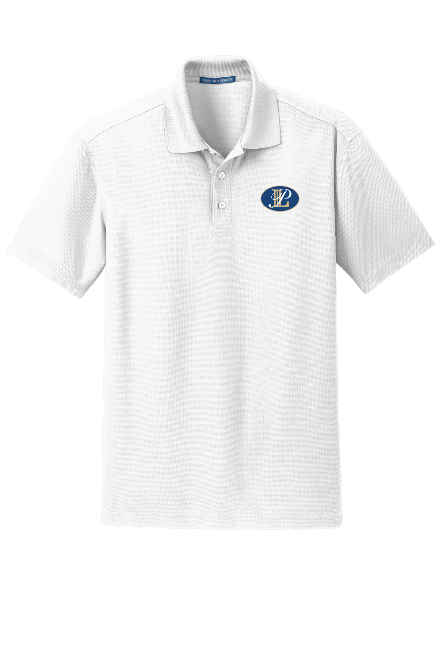 Levin Papantonio Port Authority Dry Zone Grid Polo-Oval Logo