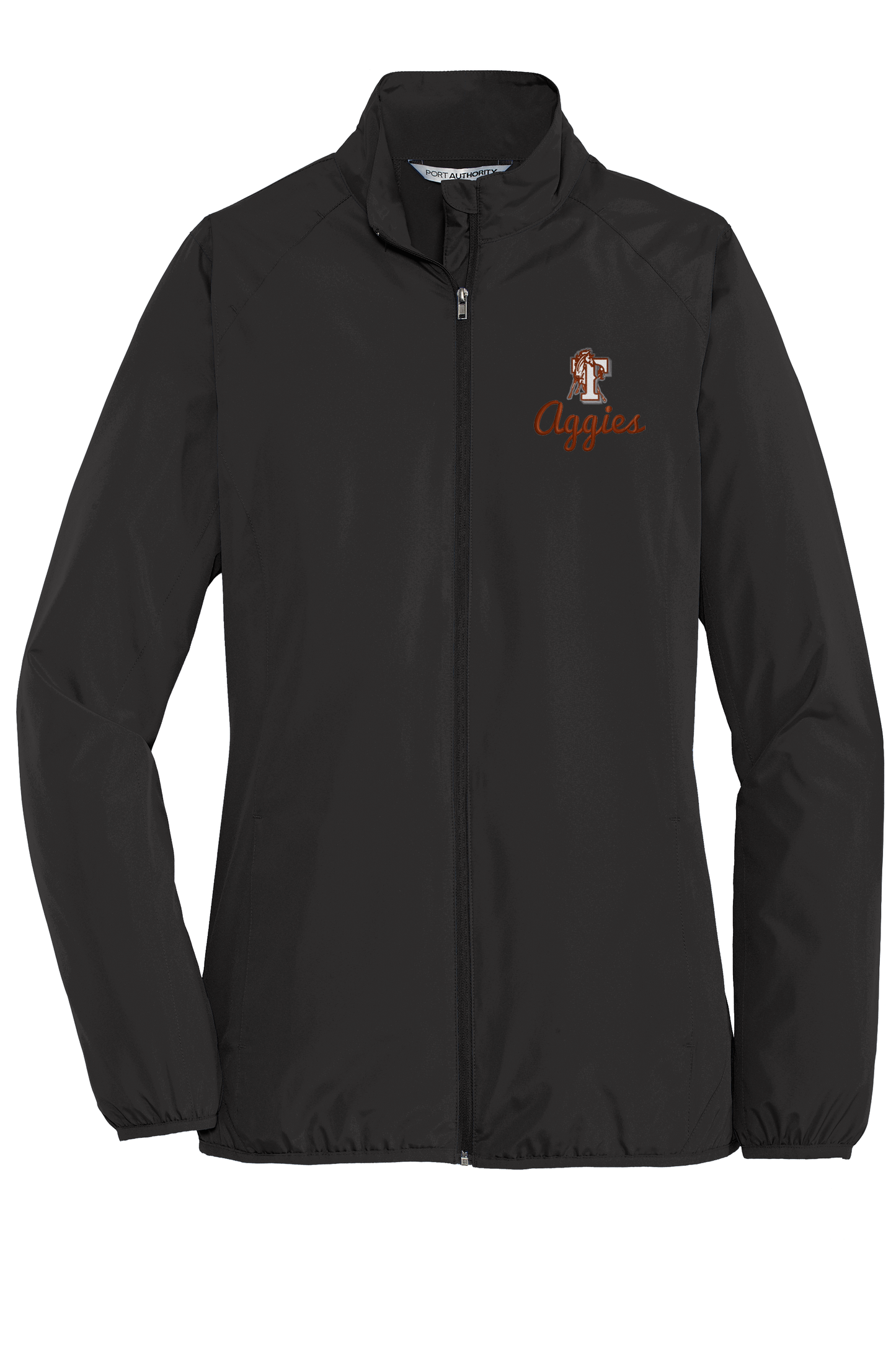 Ladies Embroidered Aggies Windbreaker