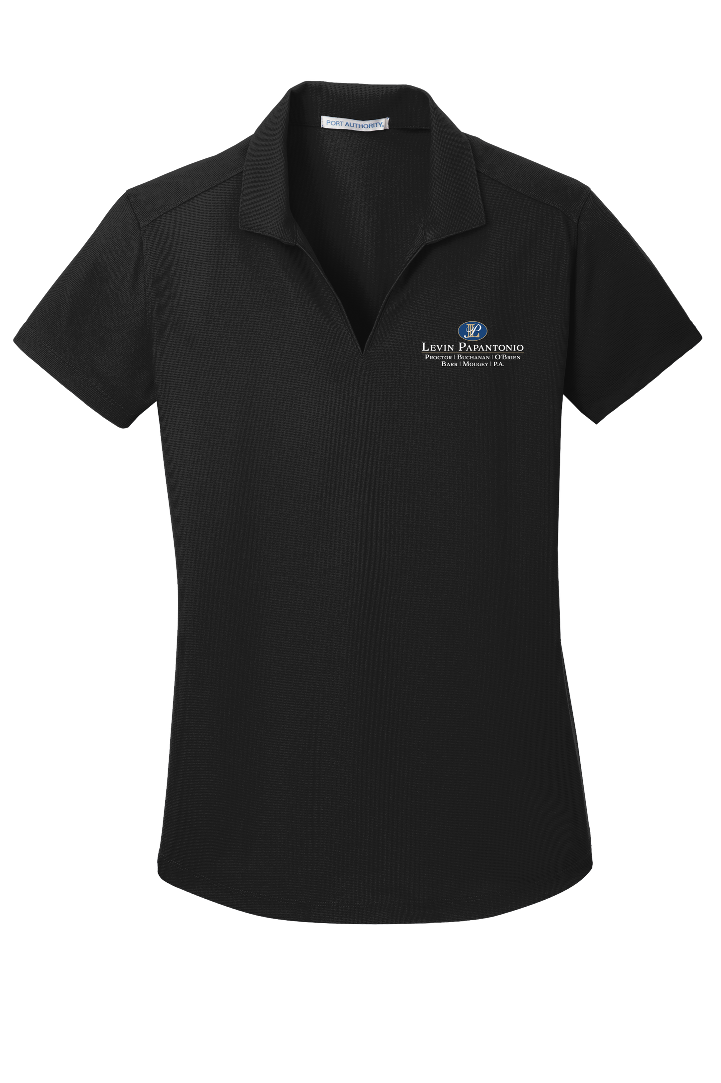 Levin Papantonio Port Authority Women's Dry Zone Grid Polo Stack Logo