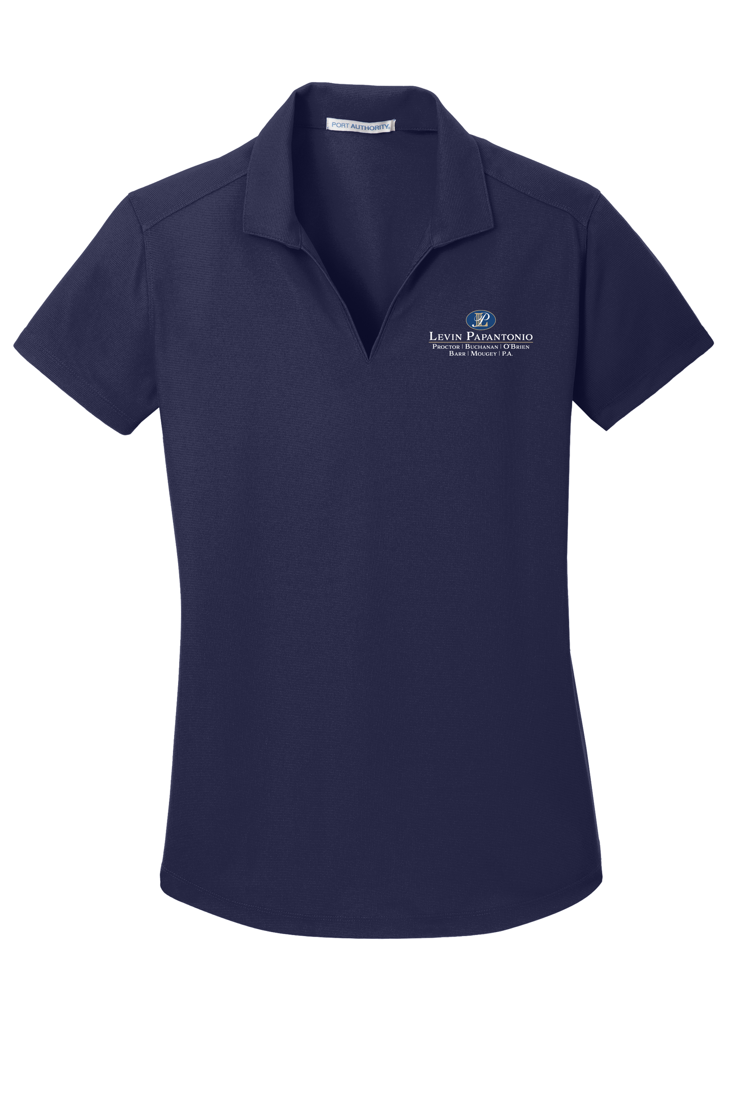 Levin Papantonio Port Authority Women's Dry Zone Grid Polo Stack Logo