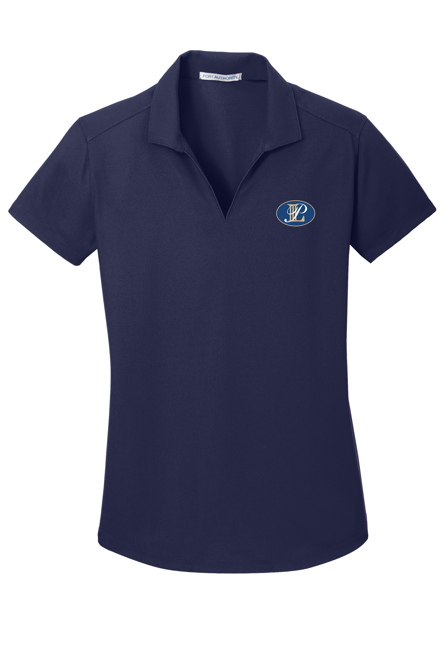 Levin Papantonio Port Authority Women's Dry Zone Grid Polo Oval Logo