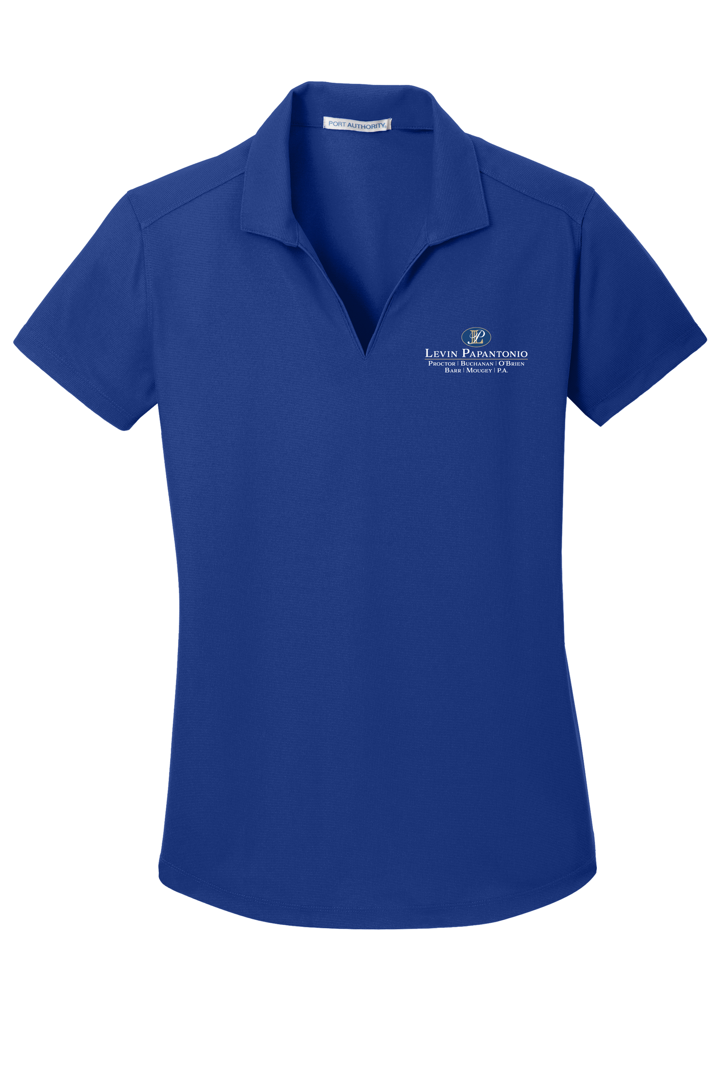 Levin Papantonio Port Authority Women's Dry Zone Grid Polo Stack Logo