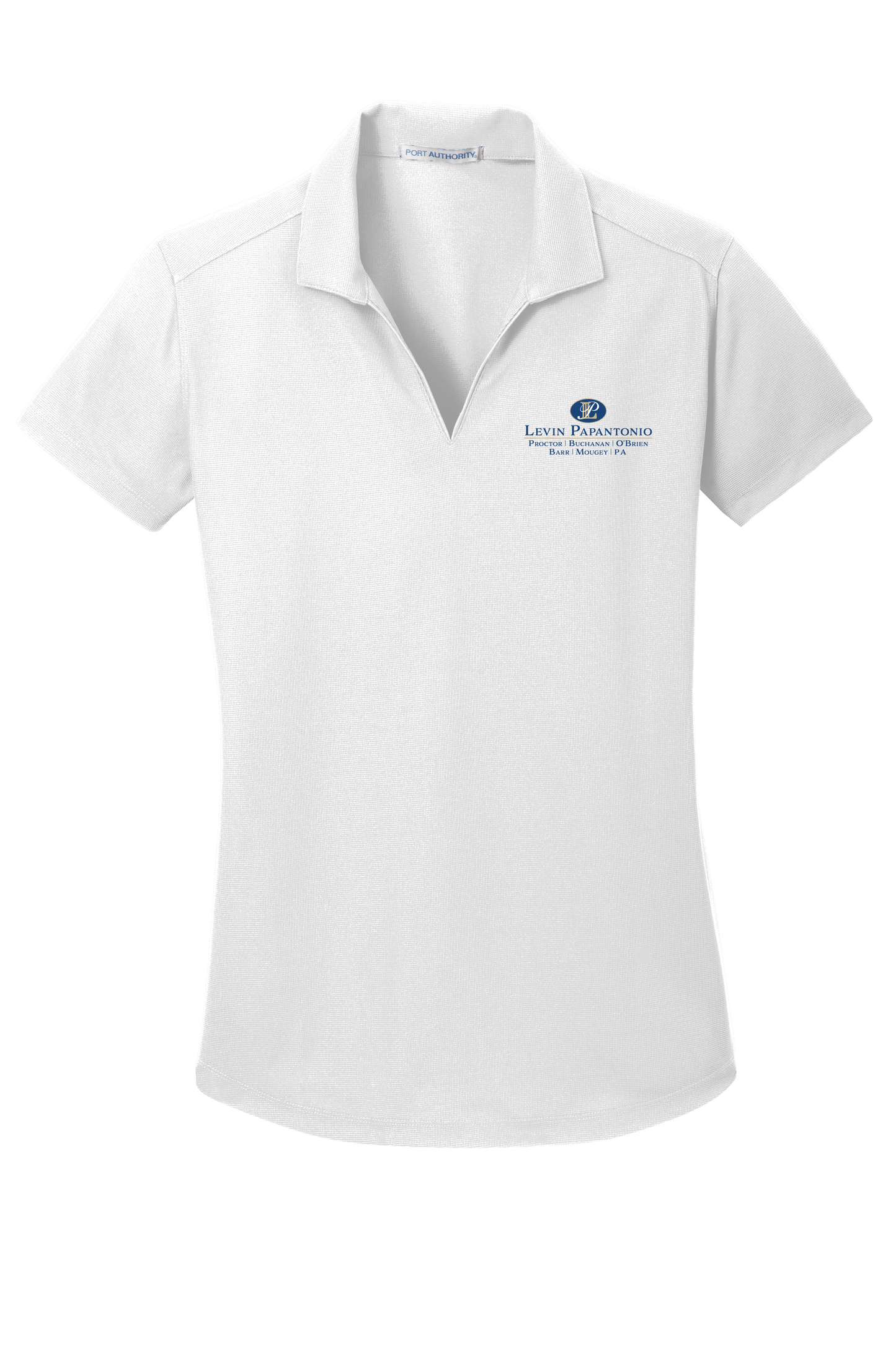 Levin Papantonio Port Authority Women's Dry Zone Grid Polo Stack Logo