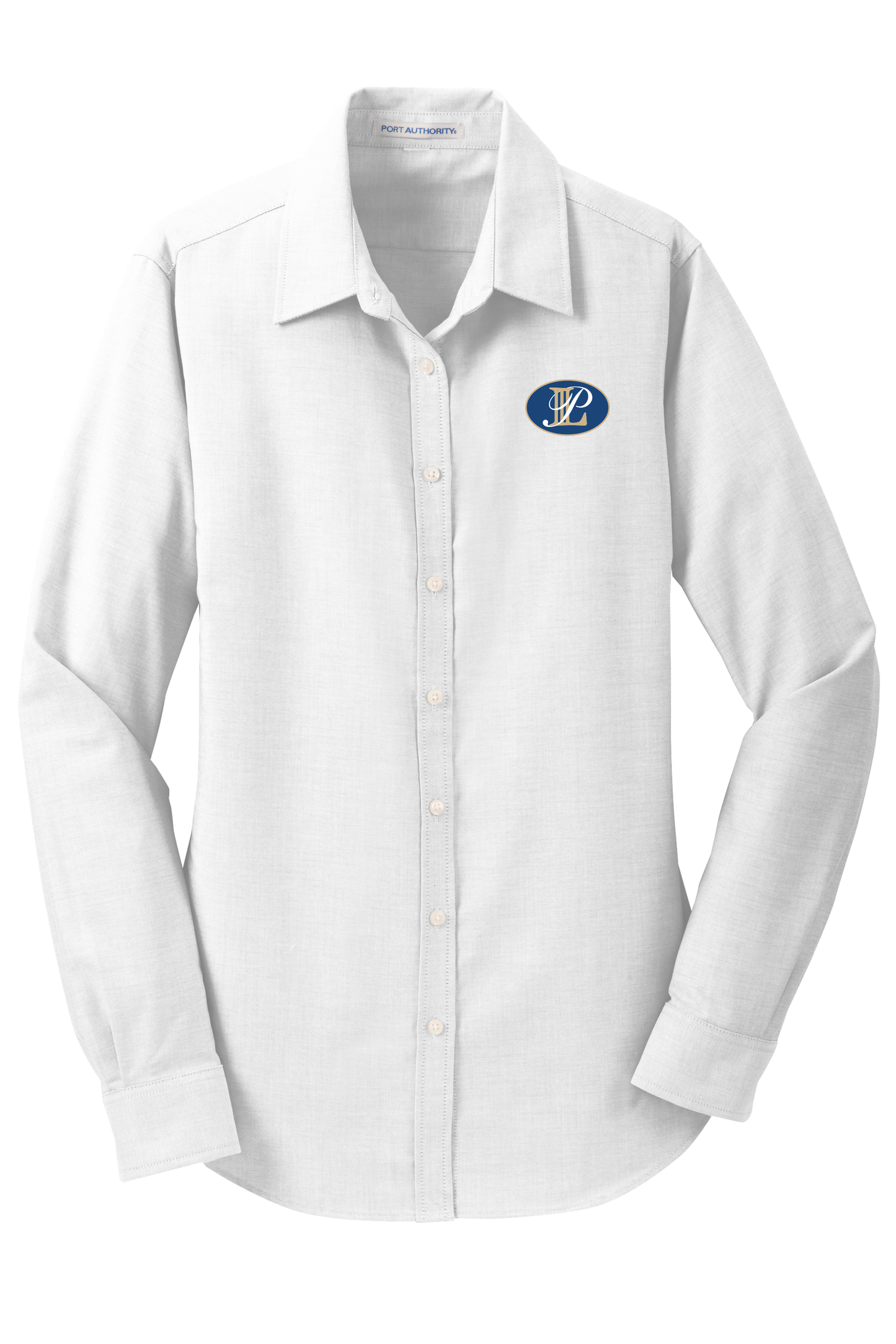 Levin Papantonio Port Authority Women's SuperPro Oxford Shirt Oval Logo