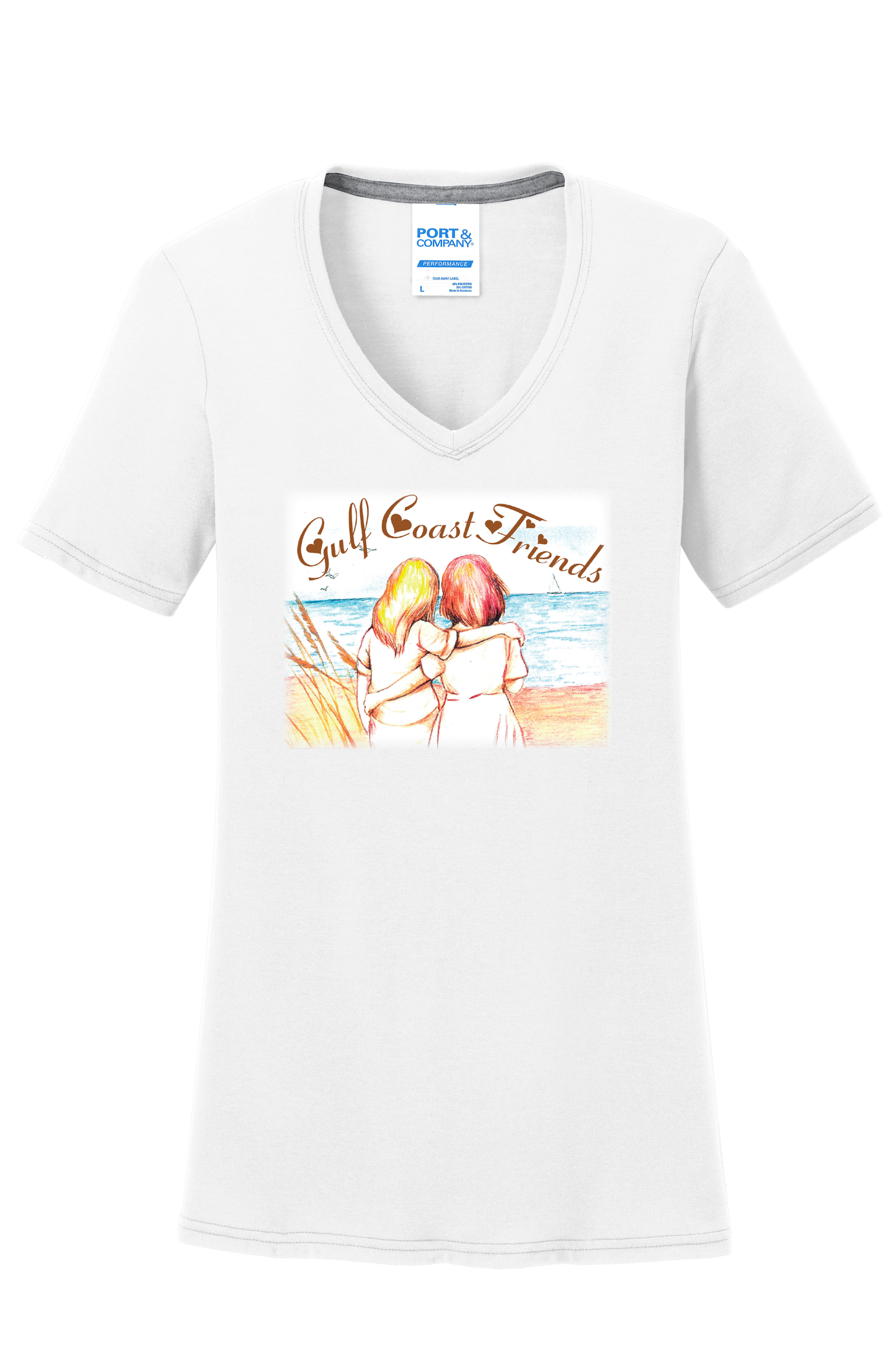 Gulf Coast Friends Short Sleeve Blend T-Shirt