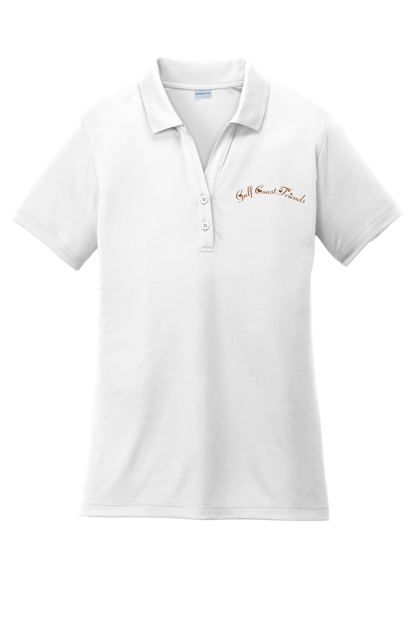 Gulf Coast Friends Short Sleeve Embroidered Polo