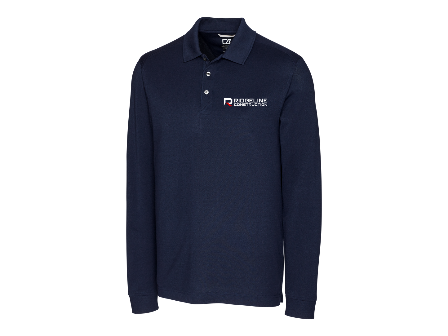 Ridgeline Cutter & Buck Advantage Tri-Blend Pique Men's Long Sleeve Polo