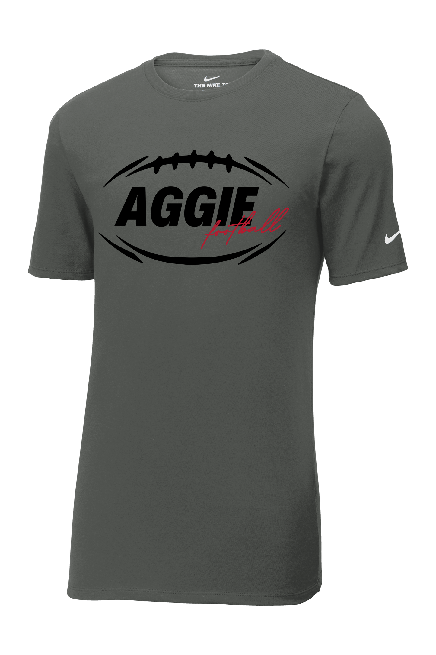 Aggie Football Nike Anthracite T-Shirt