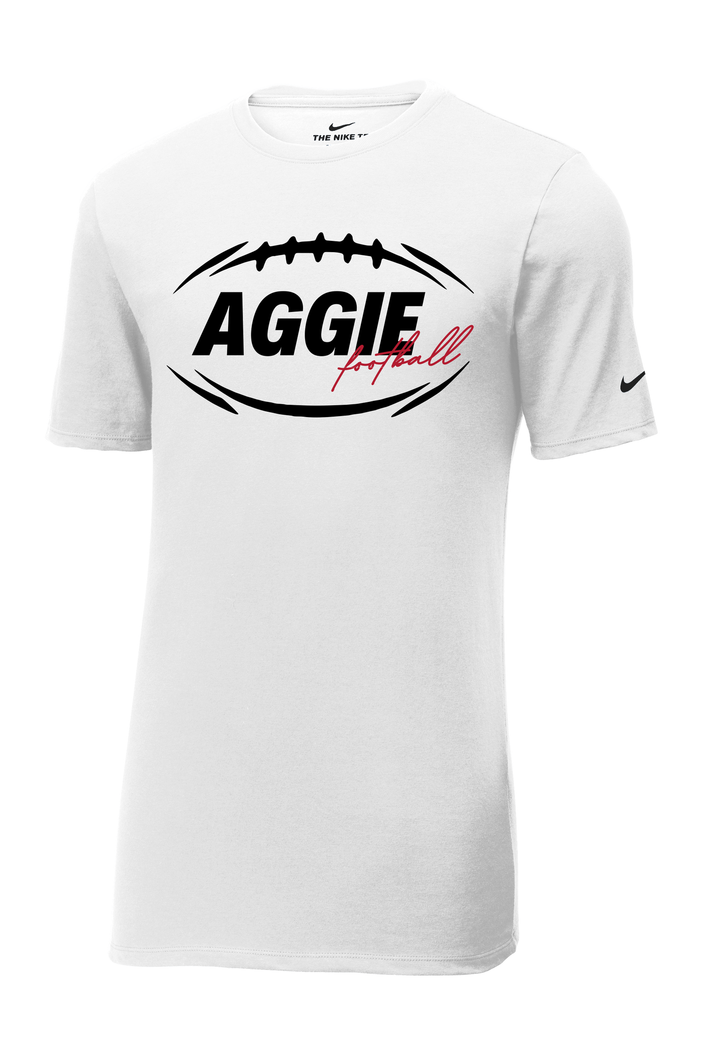 Aggie Football Nike White T-Shirt