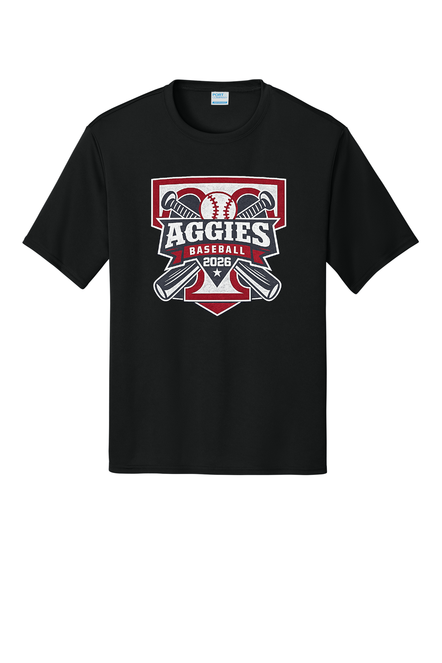 Tate Baseball 2026 Roster Dry Fit T-Shirt