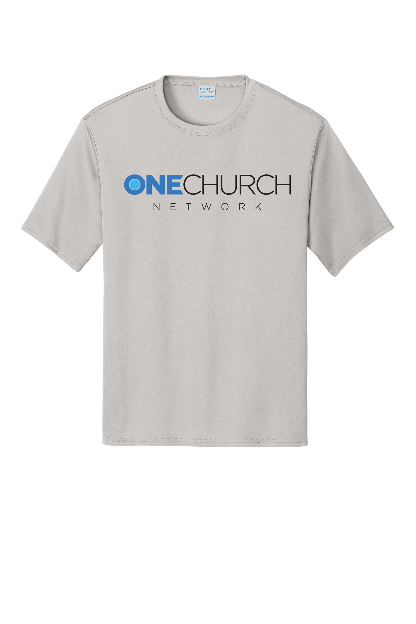 One Church Performance Wear T-Shirt-Silver