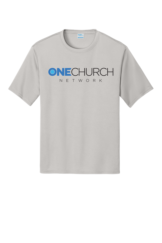 One Church Performance Wear T-Shirt-Silver