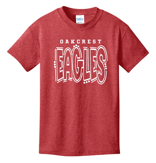 Oakcrest Elementary Heather Red T-Shirt