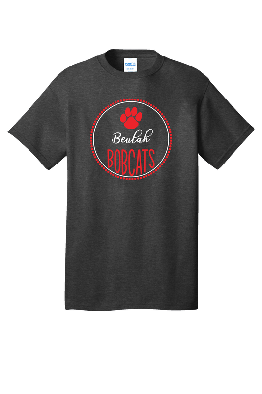 Beulah Bobcats Dark Grey Heather Bella T-Shirt