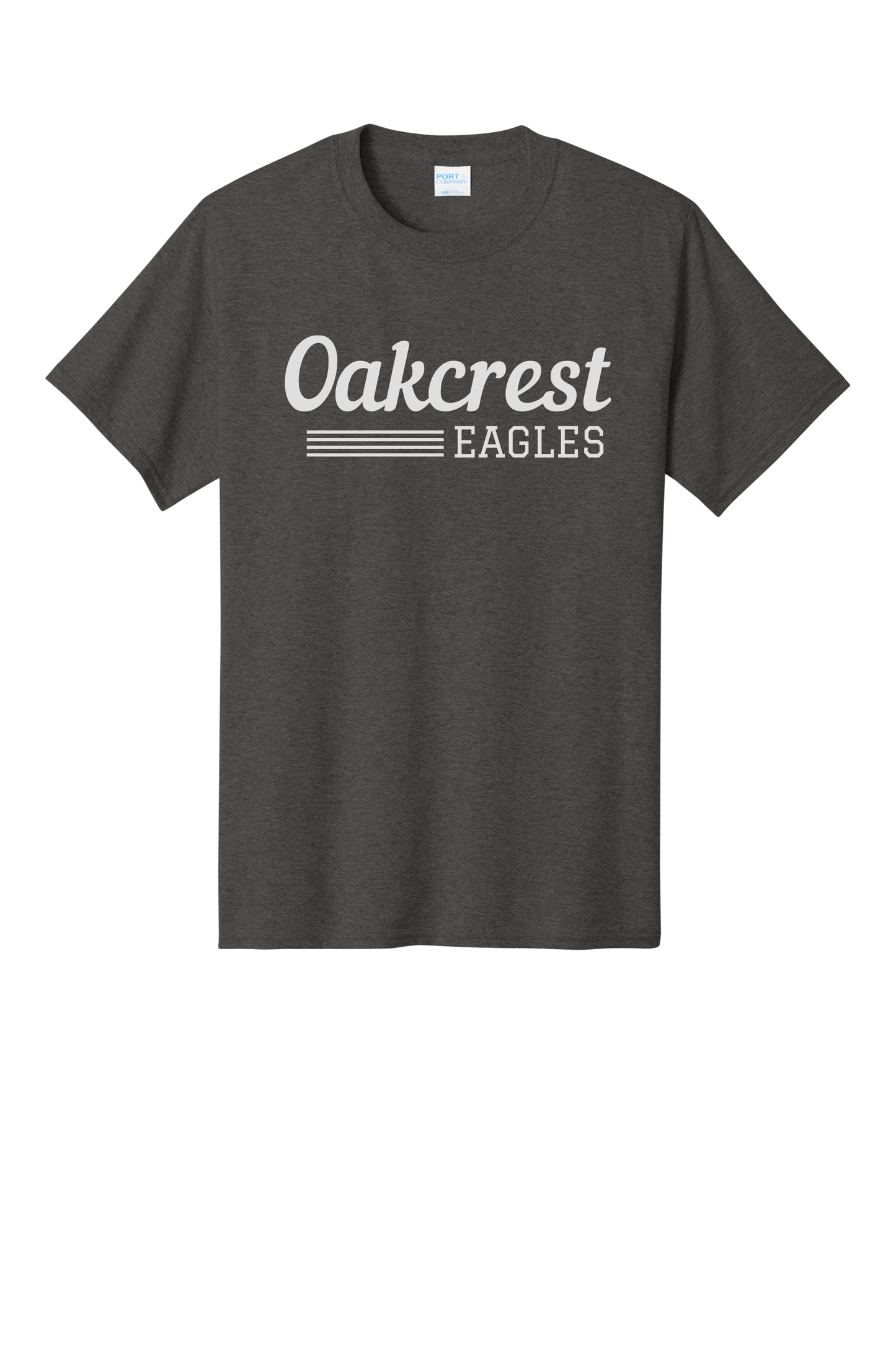 Oakcrest Eagles Classic Spirit T-Shirt – Dark Heather Gray