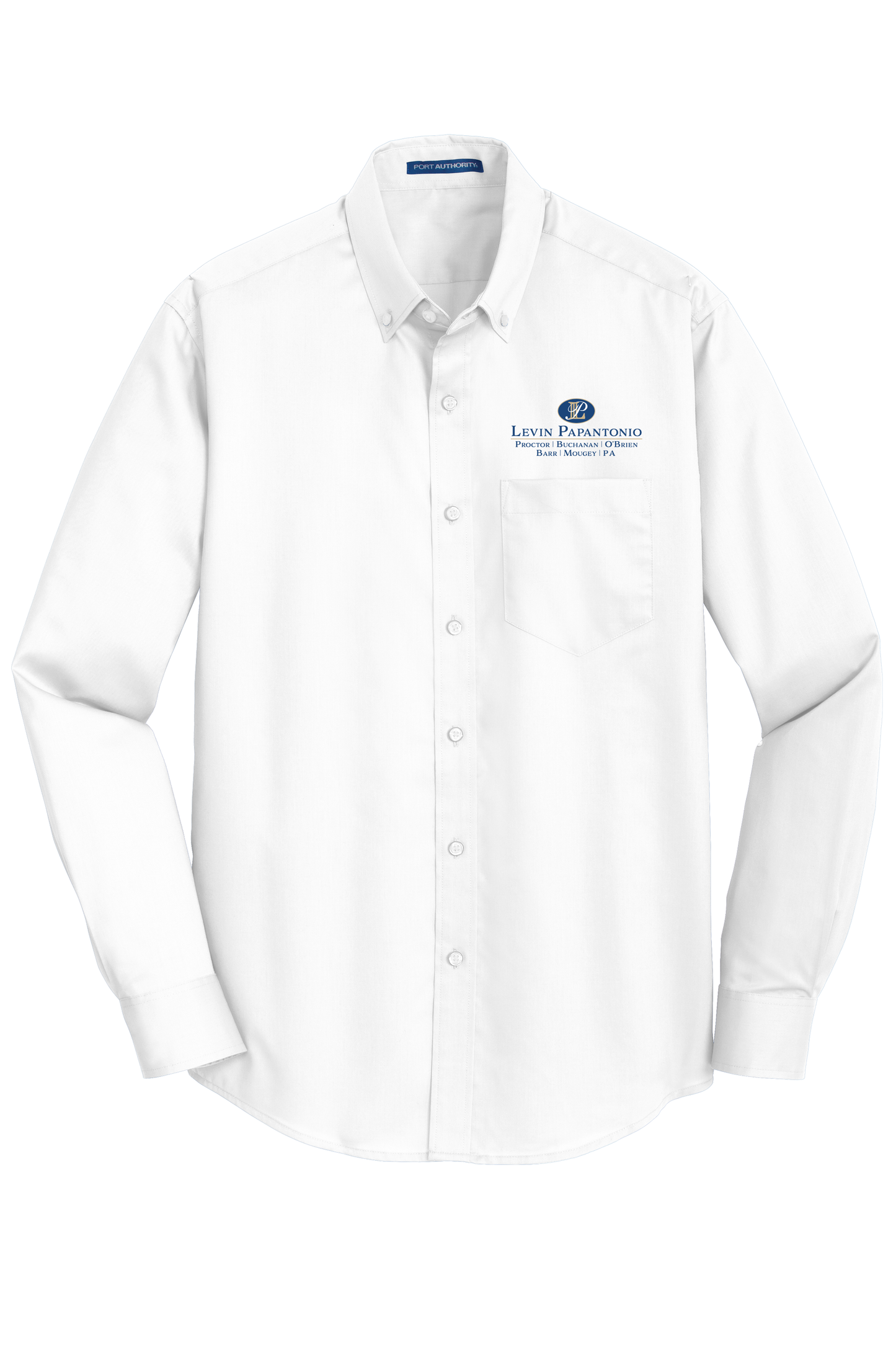 Levin Papantonio Port Authority® SuperPro™ Twill Shirt Stacked Logo