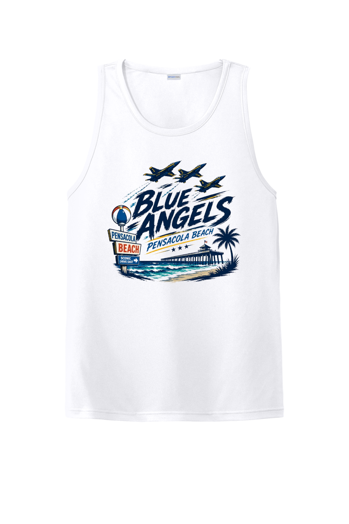 Blue Angels at Pensacola Beach Moisture Wicking Tank