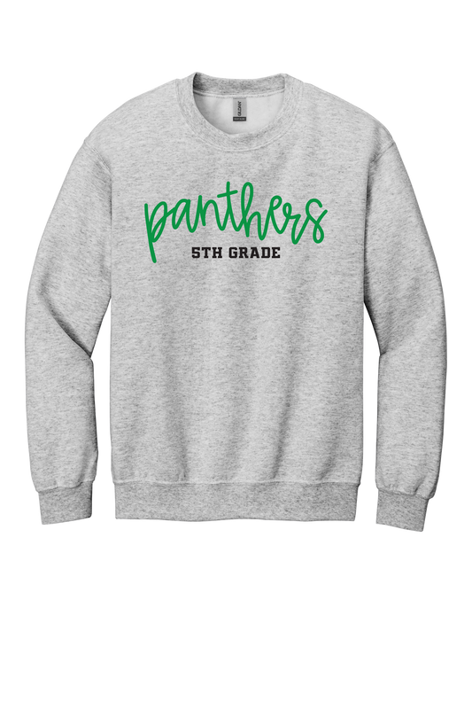 Pine Meadow Panthers Ash Sweatshirt-Embroidered