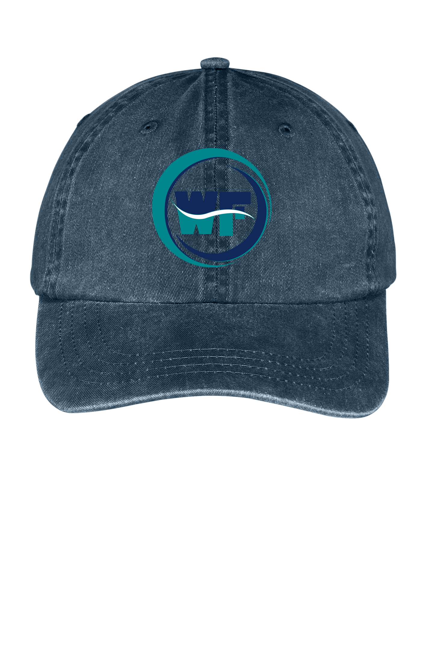 WF Waves Beach Wash Embroidered Hat