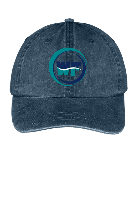 WF Waves Beach Wash Embroidered Hat