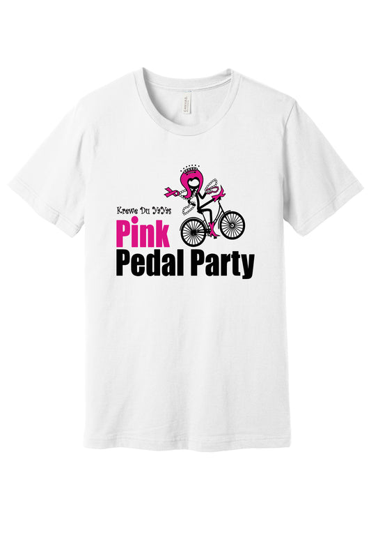 YAYA Pink Pedal Party T-Shirt-White