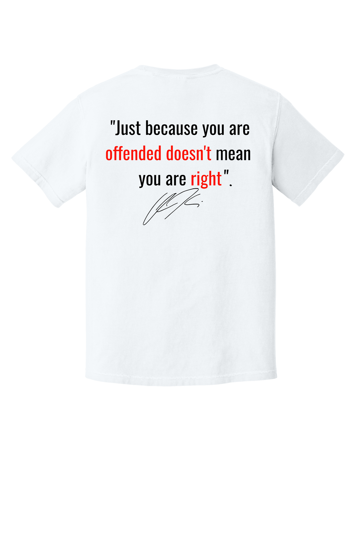Freedom Comfort Color T-Shirt-White