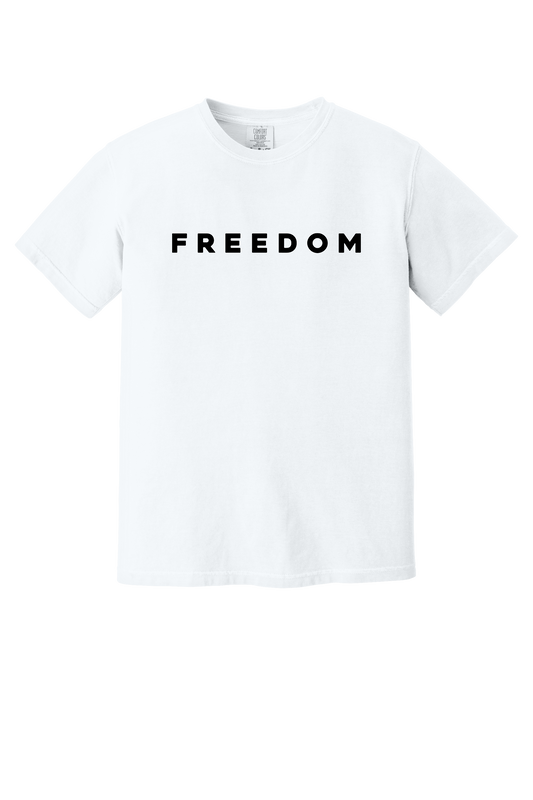 Freedom Comfort Color T-Shirt-White