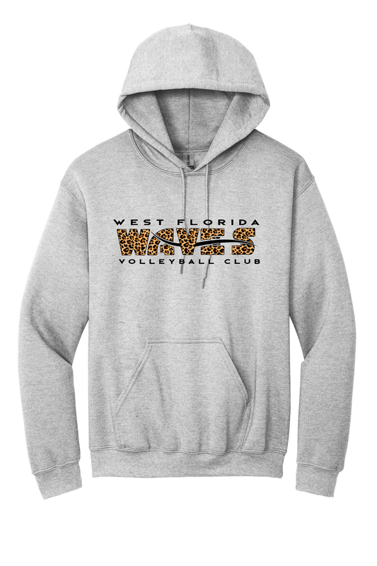 Waves Cheetah Hooded Sweatshirt (Ash Grey)