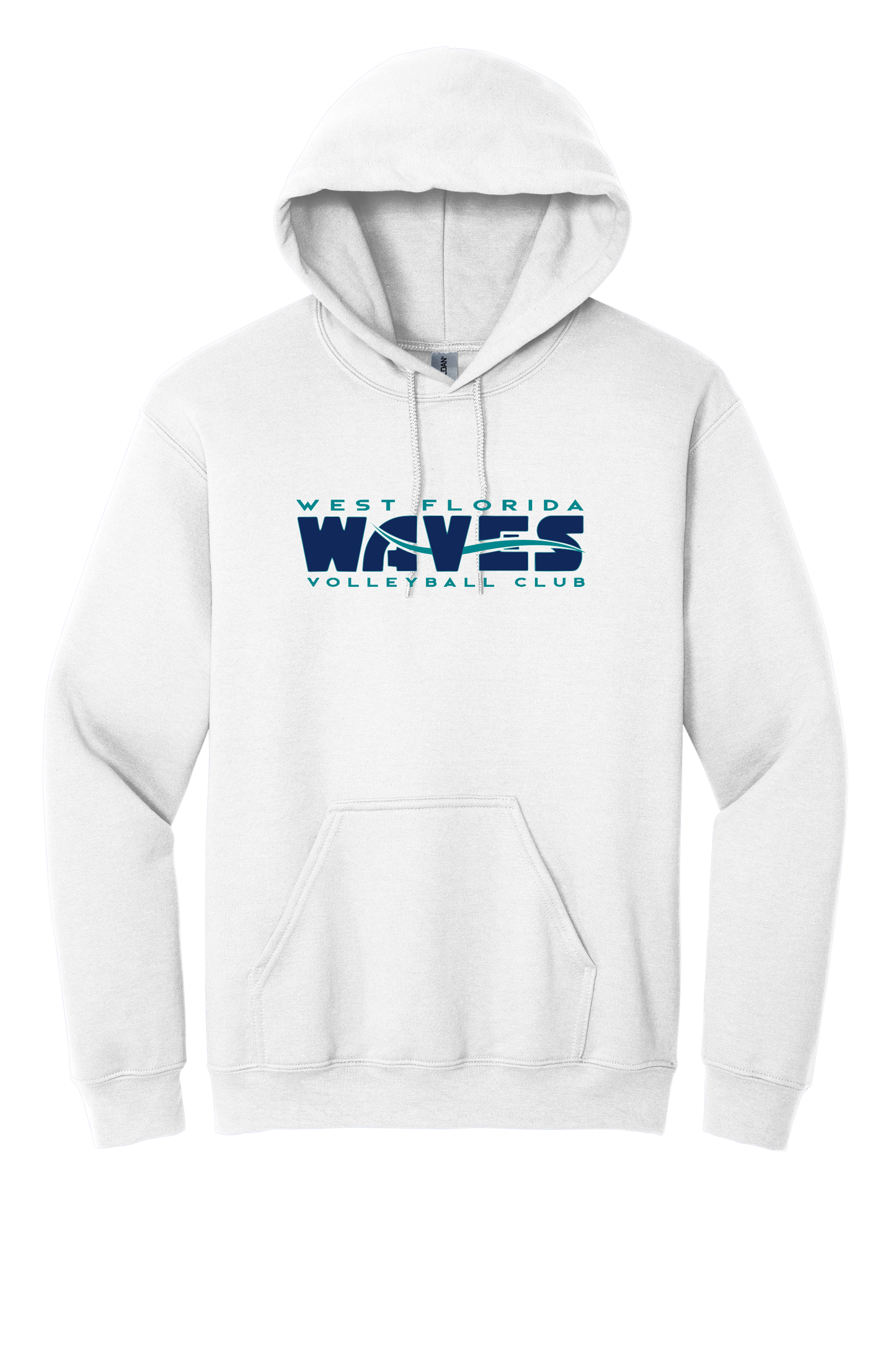 Waves Hooded Sweatshirt (White)