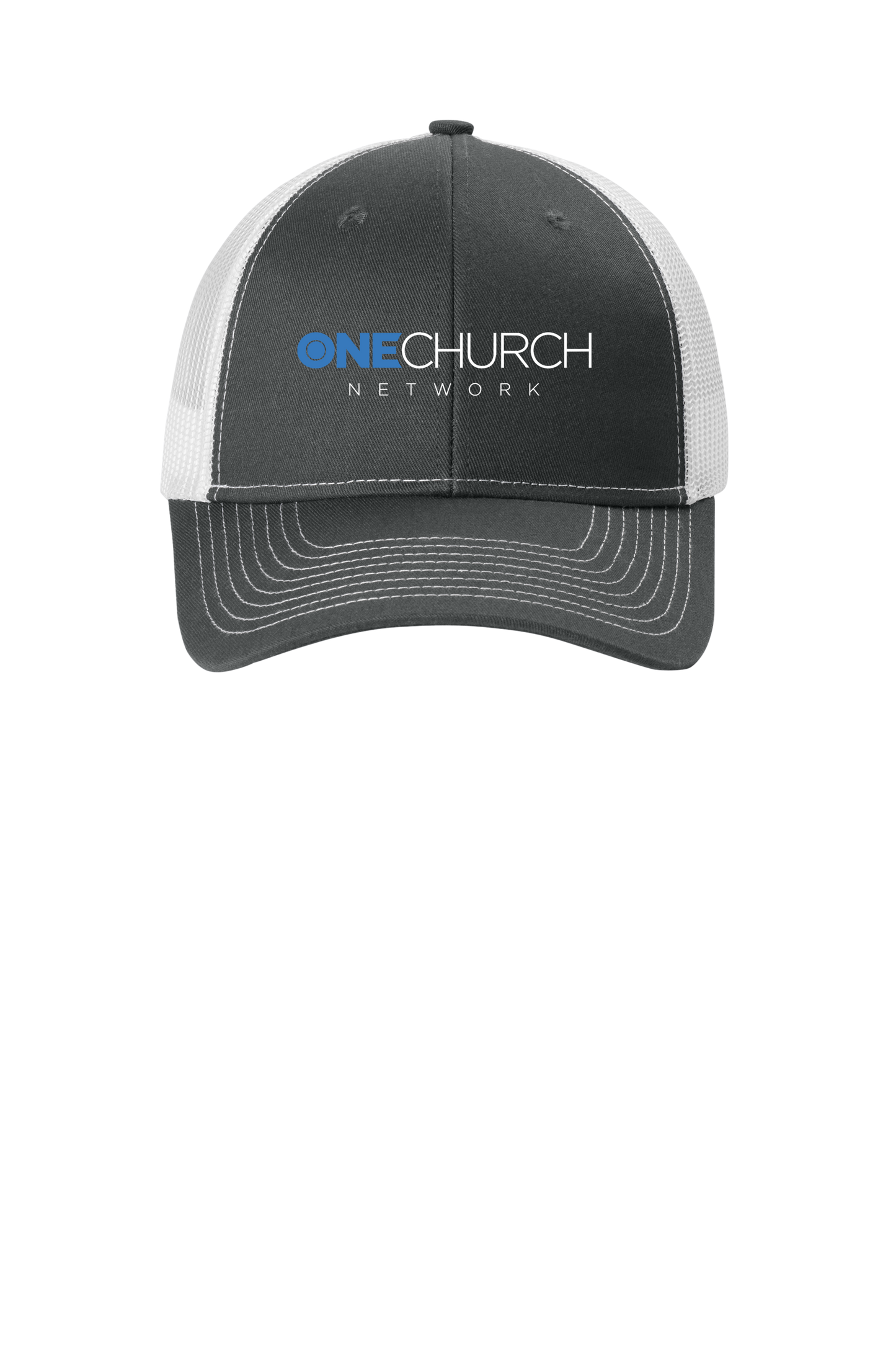 One Church Port Authority Snapback Ponytail Trucker Cap